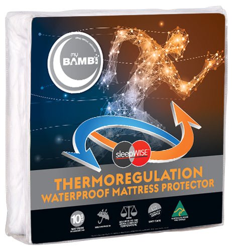 Bambi Sleepwise Thermoregulation Waterproof Mattress Protector - Mattress & Pillow ScienceProtection