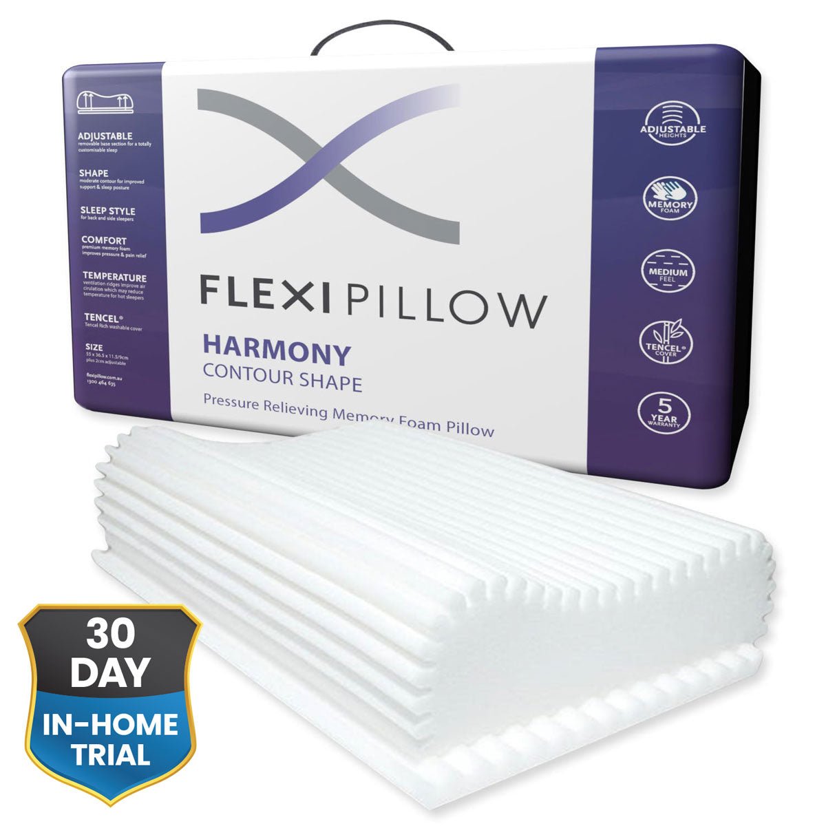 Flexi Pillow - Harmony - Mattress & Pillow SciencePillows