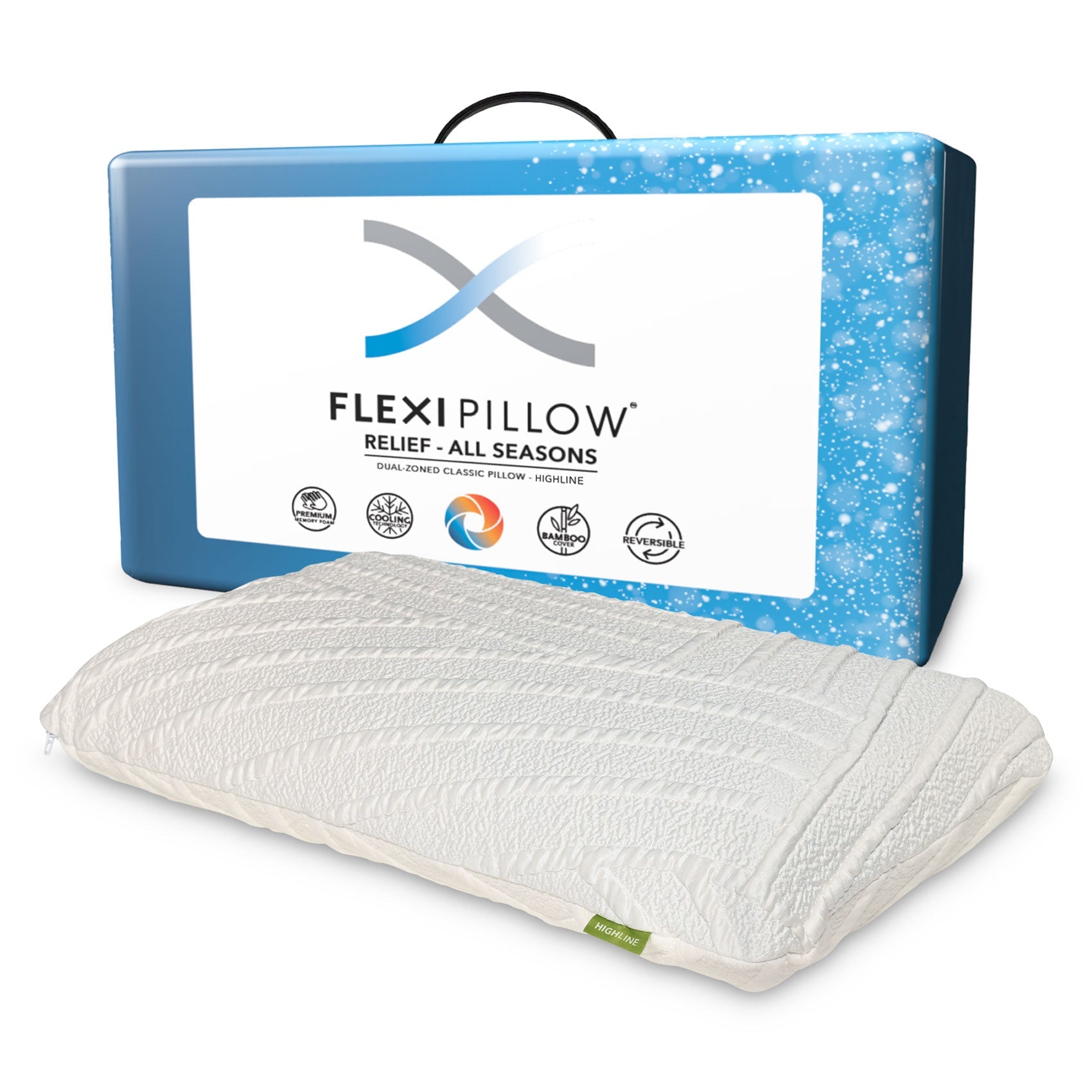 Flexi Pillow Relief All Seasons Pillow - Mattress & Pillow SciencePillows