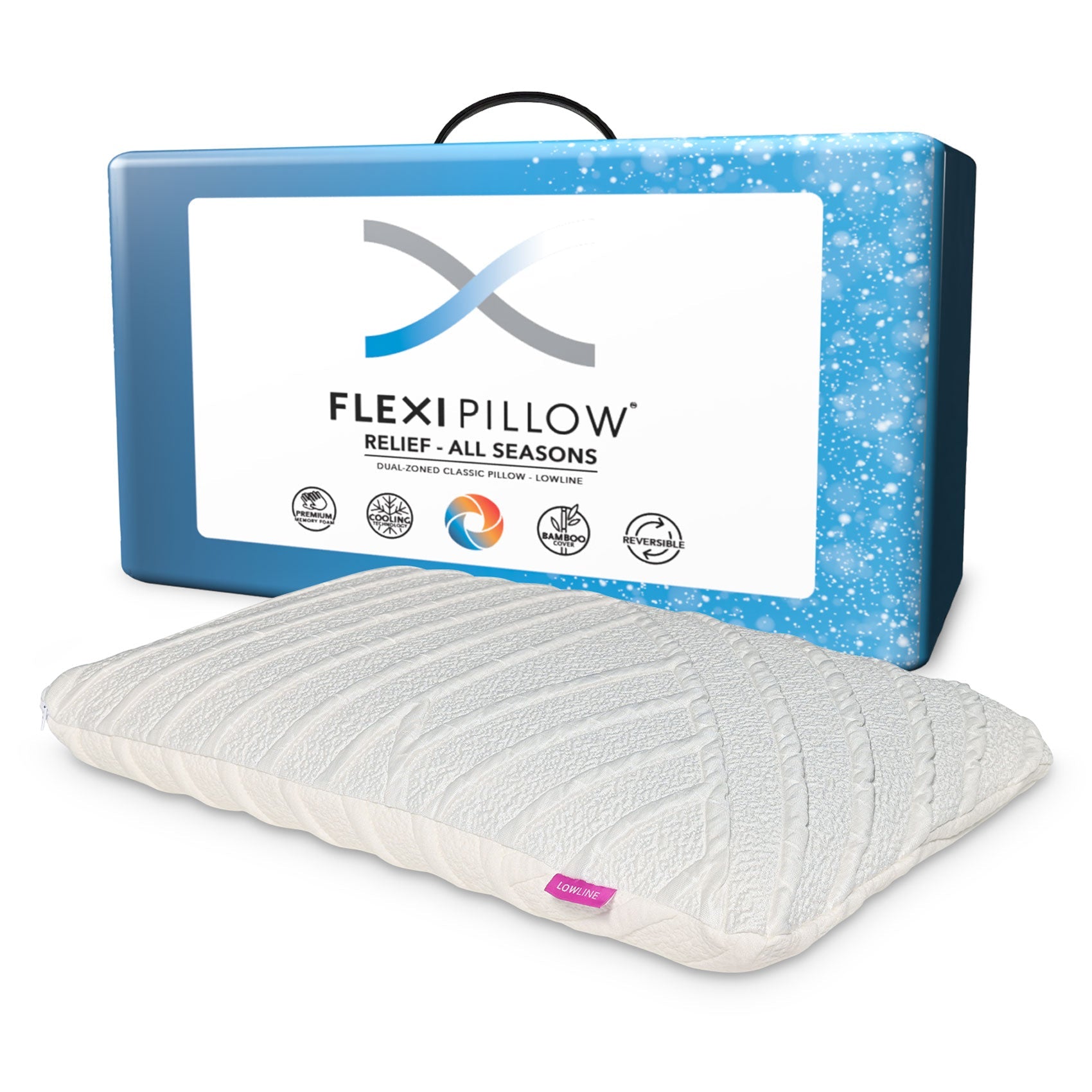 Flexi Pillow Relief All Seasons Pillow - Mattress & Pillow SciencePillows