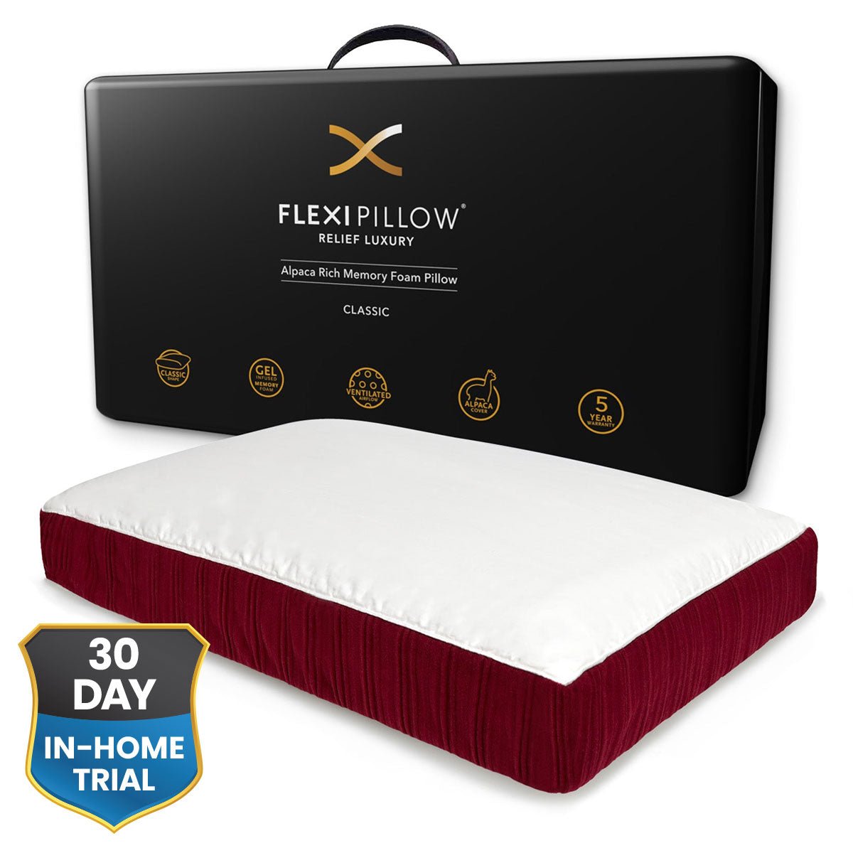 Flexi Pillow Relief Luxury Traditional Pillow - Mattress & Pillow SciencePillows