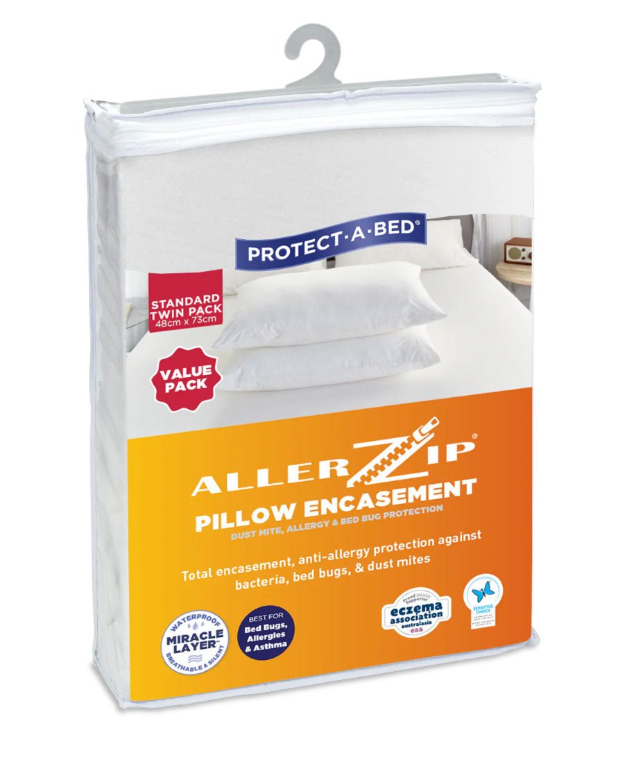 Protect - A - Bed Allerzip Pillow Protector - Mattress & Pillow ScienceProtection