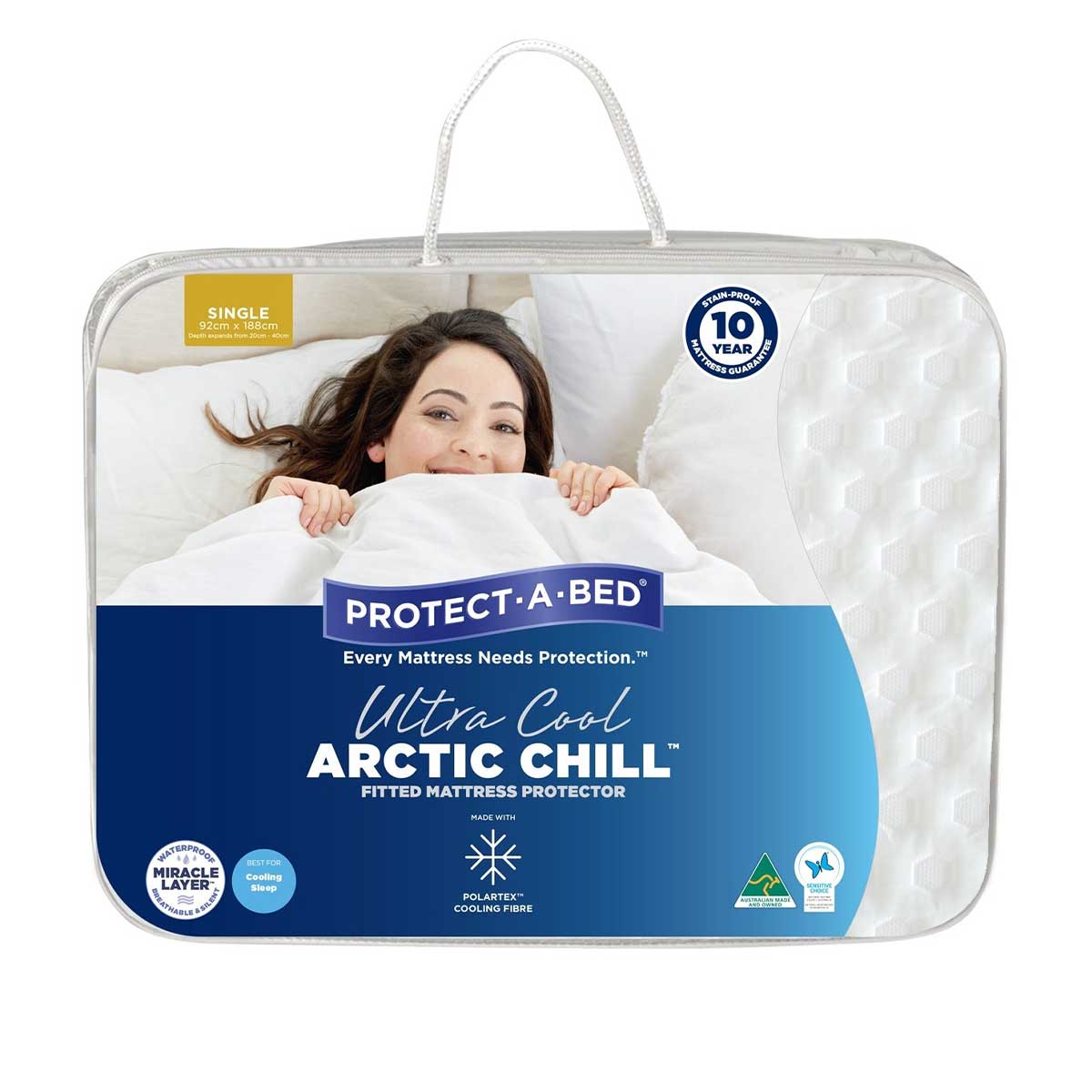 Protect - a - Bed Arctic Chill Waterproof Mattress Protector - Mattress & Pillow ScienceProtection