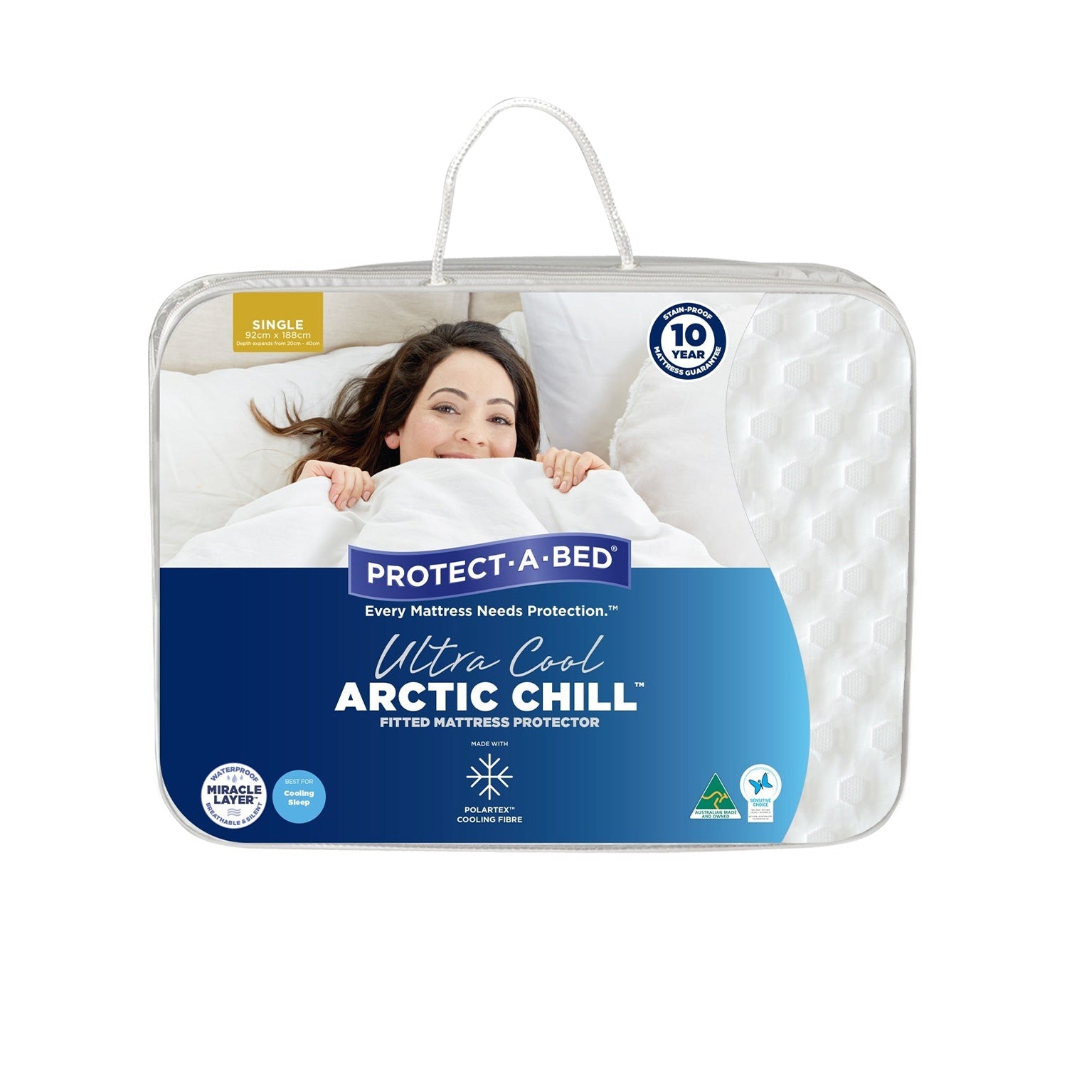 Protect - a - Bed Arctic Chill Waterproof Mattress Protector - Mattress & Pillow ScienceProtection