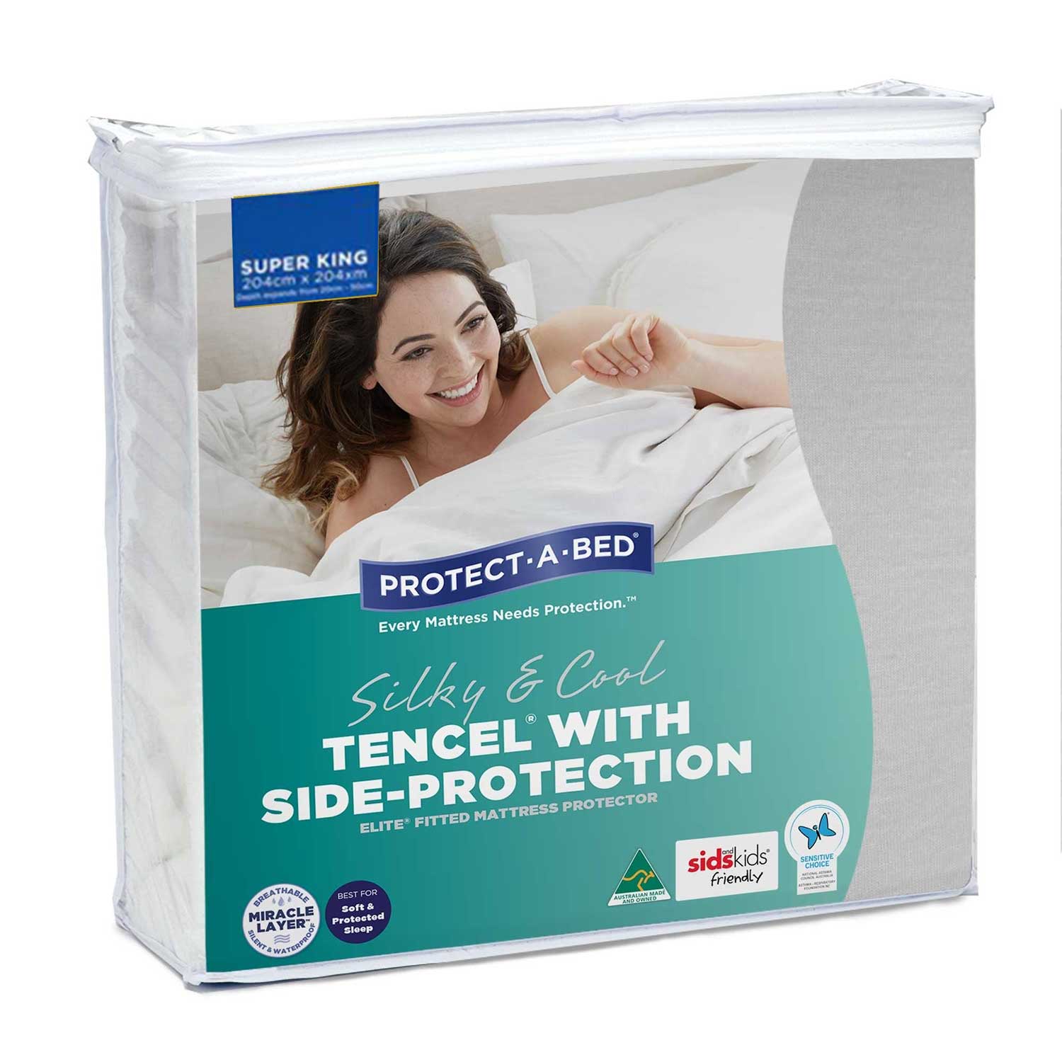 Protect - A - Bed Tencel Elite Mattress Protector - Mattress & Pillow ScienceProtection