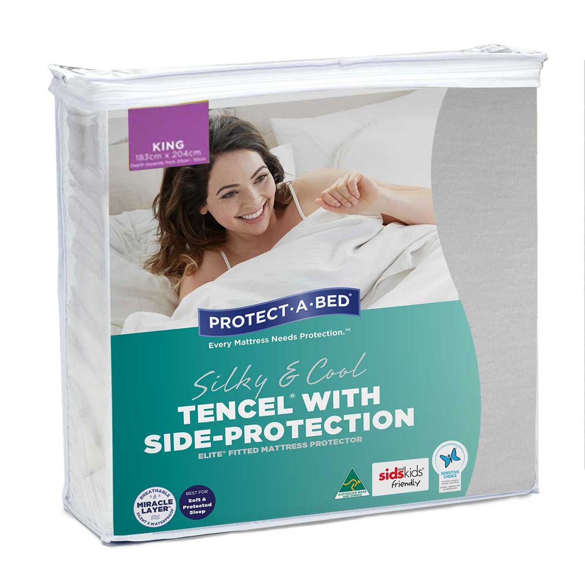 Protect - A - Bed Tencel Elite Mattress Protector - Mattress & Pillow ScienceProtection