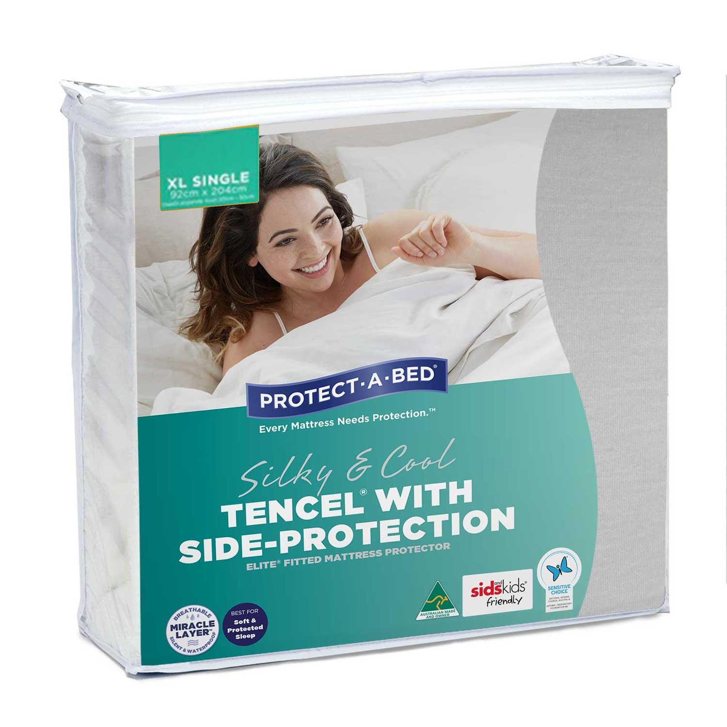 Protect - A - Bed Tencel Elite Mattress Protector - Mattress & Pillow ScienceProtection